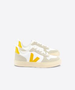 V-10 LEATHER WHITE OURO ALMOND