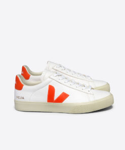 CAMPO LEATHER WHITE ORANGE FLUO