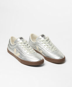 Alternative view of PANENKA LEATHER SILVER WHITE PIERRE BARK