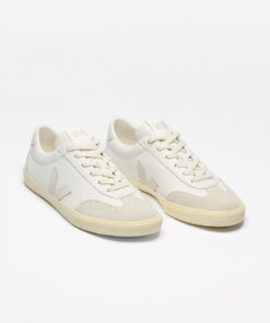 Alternative view of VOLLEY LEATHER WHITE NATURAL