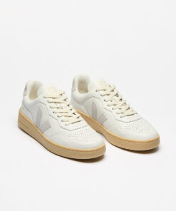 Alternative view of V-90 LEATHER WHITE LIGHT GREY NATURAL