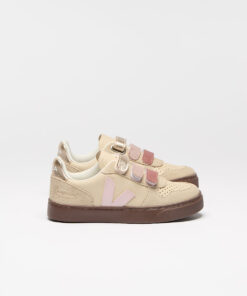 V-10 LEATHER VEJA X BONPOINT AREIA PETALE