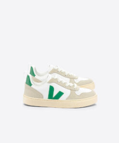 V-10 LEATHER WHITE EMERAUDE ALMOND