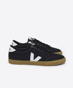 VOLLEY CANVAS BLACK WHITE NATURAL