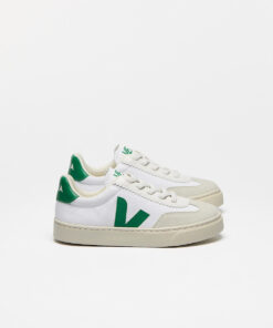 VOLLEY ELASTIC LACES CANVAS WHITE EMERAUDE