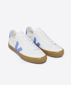 Alternative view of CAMPO LEATHER WHITE AQUA NATURAL