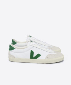 VOLLEY CANVAS WHITE EMERAUDE