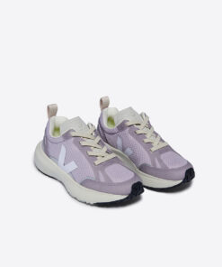 Alternative view of CANARY ELASTIC LACES ALVEOMESH PARME WHITE