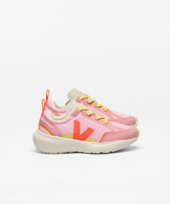 CANARY ELASTIC LACES ALVEOMESH GUIMAUVE ORANGE FLUO