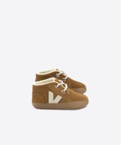 BABY FURED SUEDE CAMEL PIERRE