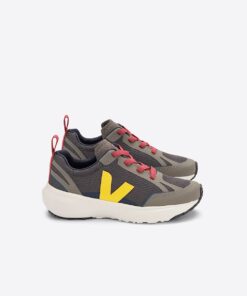 CANARY ELASTIC LACES ALVEOMESH GRAFITE TONIC