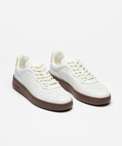 Alternative view of V-90 LEATHER WHITE PIERRE ALMOND