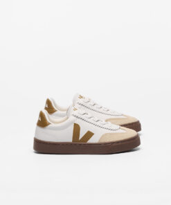VOLLEY ELASTIC LACES LEATHER WHITE ALMOND BARK