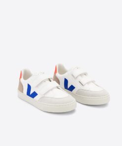 Alternative view of V-12 LEATHER WHITE MULTICO MIEL
