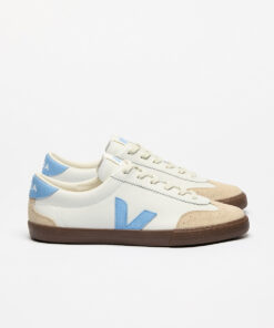 VOLLEY LEATHER WHITE AQUA BARK