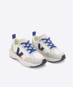 Alternative view of CANARY ELASTIC LACES ALVEOMESH STEEL WHITE