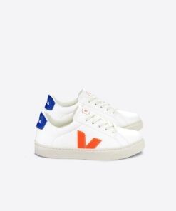 ESPLAR LEATHER WHITE ORANGE FLUO