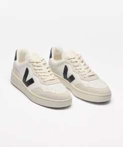 Alternative view of V-90 LEATHER WHITE BLACK
