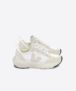 CANARY ELASTIC LACES ALVEOMESH WHITE PIERRE