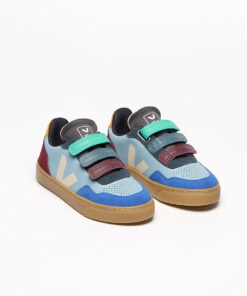 Alternative view of V-90 LEATHER VEJA X MILK STEEL PIERRE