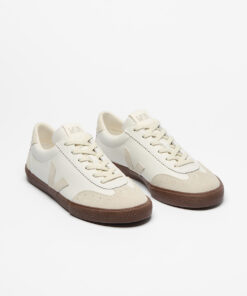 Alternative view of VOLLEY LEATHER WHITE NATURAL BARK