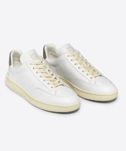 Alternative view of V-12 STITCH LEATHER WHITE KAKI