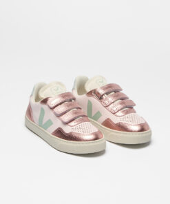 Alternative view of V-90 LEATHER VEJA X BONPOINT LASSI SUN NACRE