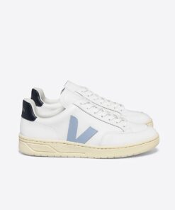 V-12 LEATHER WHITE STEEL NAUTICO