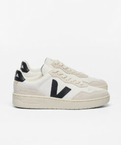 V-90 LEATHER WHITE BLACK