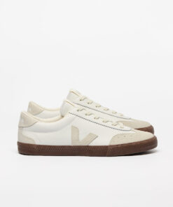 VOLLEY LEATHER WHITE NATURAL BARK