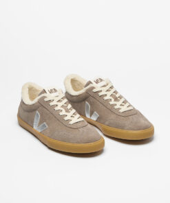 Alternative view of VOLLEY FURED SUEDE MOONROCK SILVER