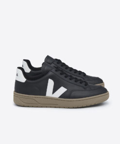 V-12 LEATHER BLACK DUNE