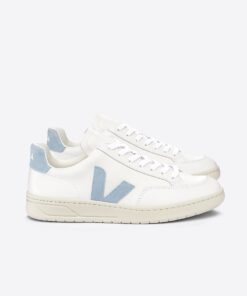 V-12 LEATHER WHITE STEEL