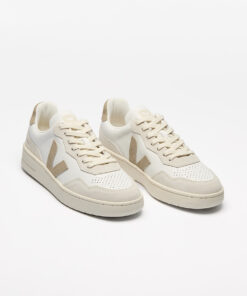 Alternative view of V-90 LEATHER WHITE TAUPE